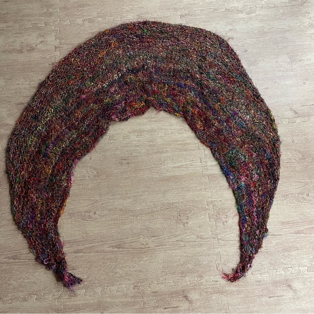 Beautiful wrap around hand made scarf